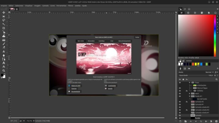 GIMP 3 0 RC1 traz edição de imagem não destrutiva e novas ferramentas 5