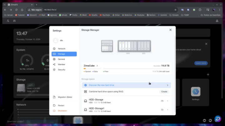 Qual o melhor ZimaOS ou TrueNAS no ZimaCube (6)