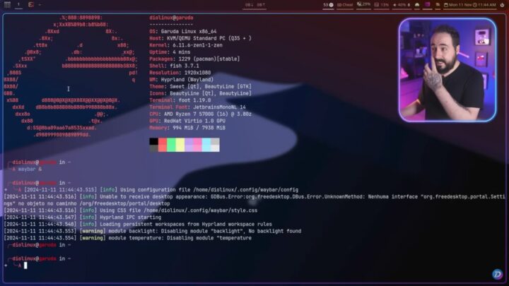 Hyprland: estilo e produtividade redefinidos num TWM para Linux 2 Neofetch Hyprland: estilo e produtividade redefinidos num TWM para Linux 2