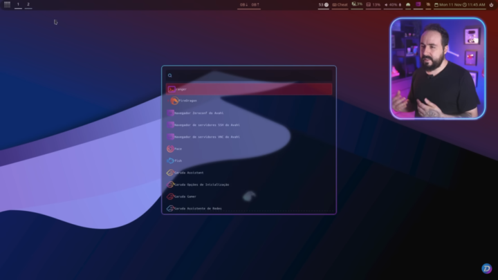 Hyprland: estilo e produtividade redefinidos num TWM para Linux 4 Wofi Hyprland: estilo e produtividade redefinidos num TWM para Linux 4