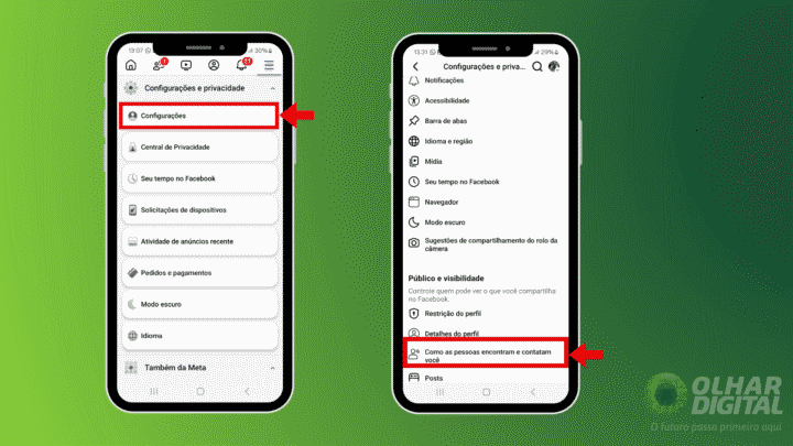 Passo 2 para bloquear solicitações de amizade no Facebook