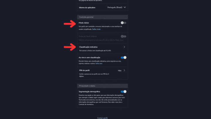 Como ativar controle parental na Disney+. Imagem: Reprodução/Olhar Digital
