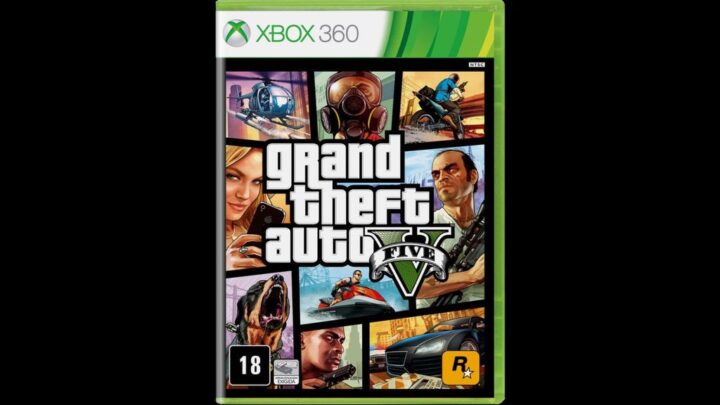 Capa de GTA 5 no Xbox 360