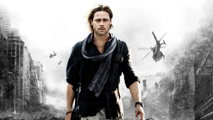 brad pitt em Guerra Mundial Z (2013)