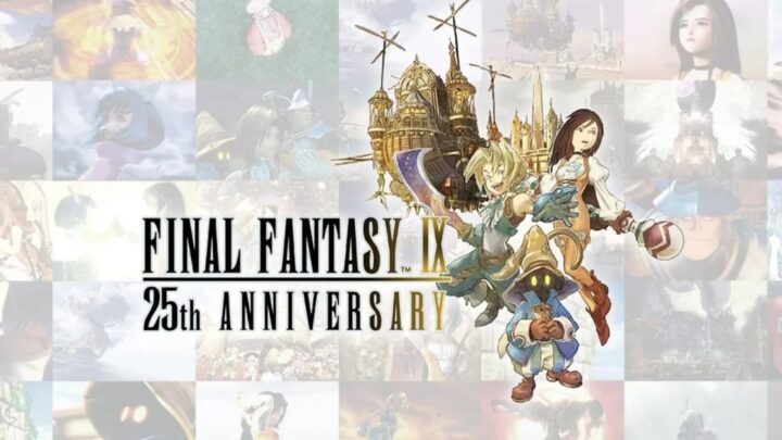 Arte de comemoração aos 25 anos de Final Fantasy 9