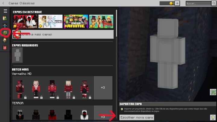 Reprodução da Tela do Minecraft (Reprodução: Marcelo Valladão)