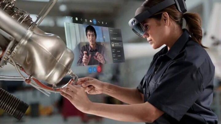 Realidade mista: Headset HoloLens. Foto: Divulgação/Microsoft