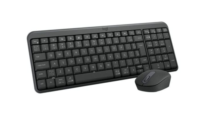 Kit com teclado e mouse