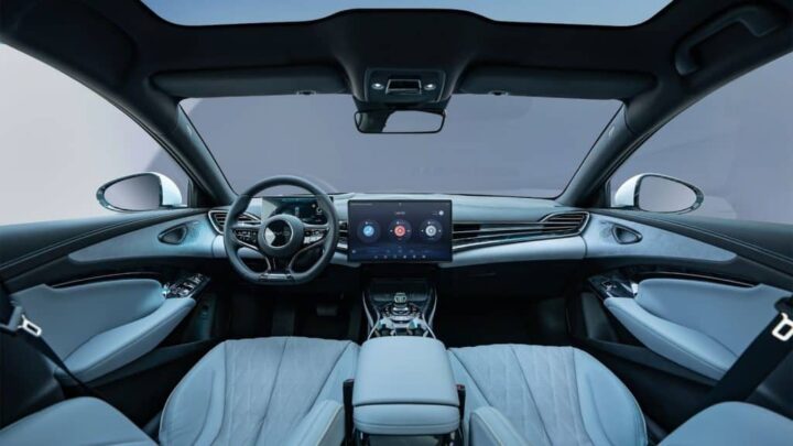 BYD Seal 100% elétrico, visão interna 