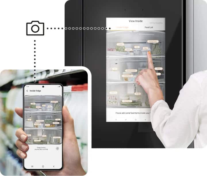 Geladeira Bespoke Family Hub 4 Portas com FlexZone