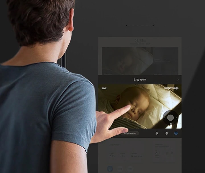 Geladeira Bespoke Family Hub 4 Portas com FlexZone