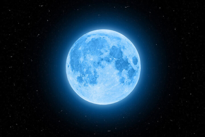 lua azul