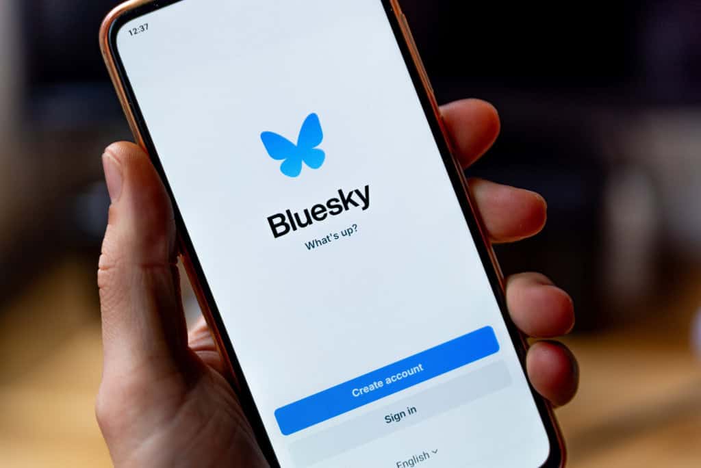 logo bluesky aplicativo