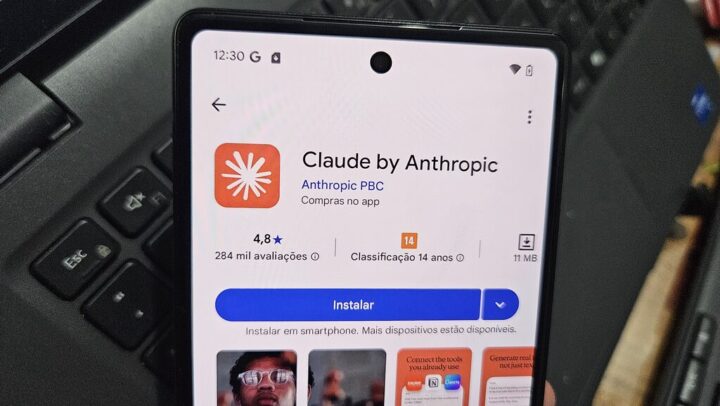 App do Claude na Play Store