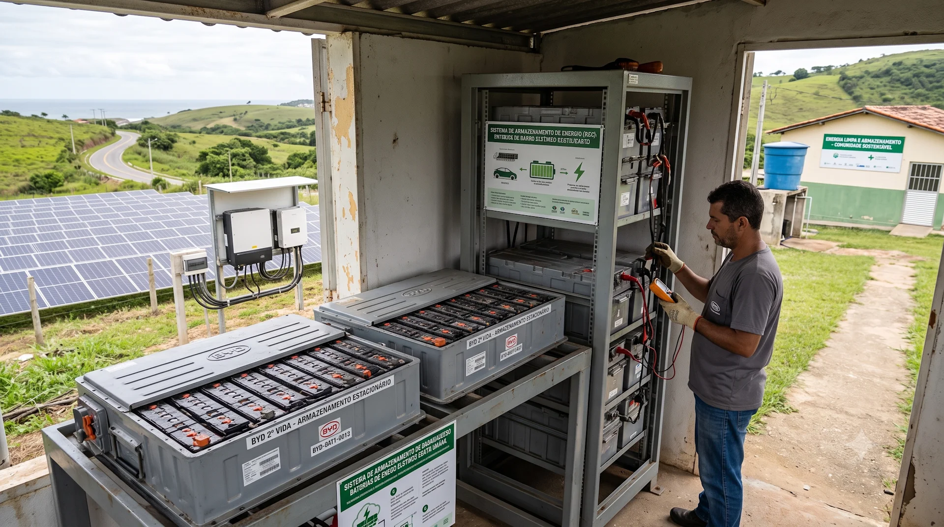 Segunda vida bateria carros elétricos