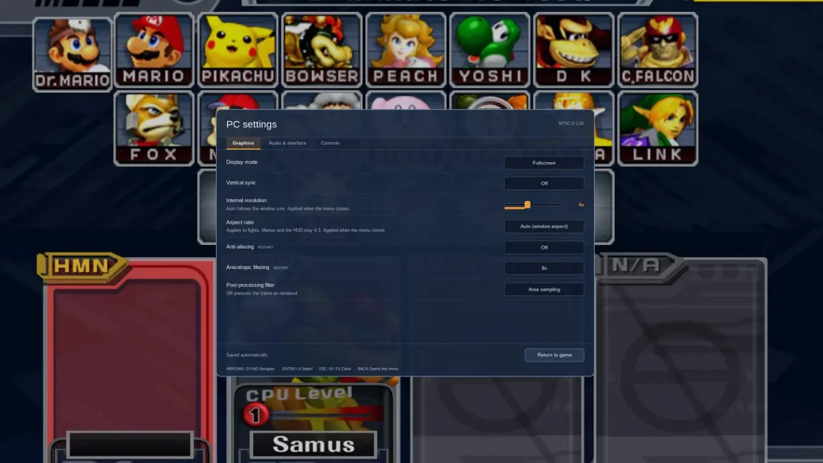 super smash bros melee recomp